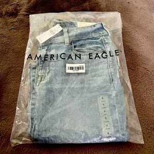 Brand new American eagle outfitters classic blue jeans boot cut size 6 long